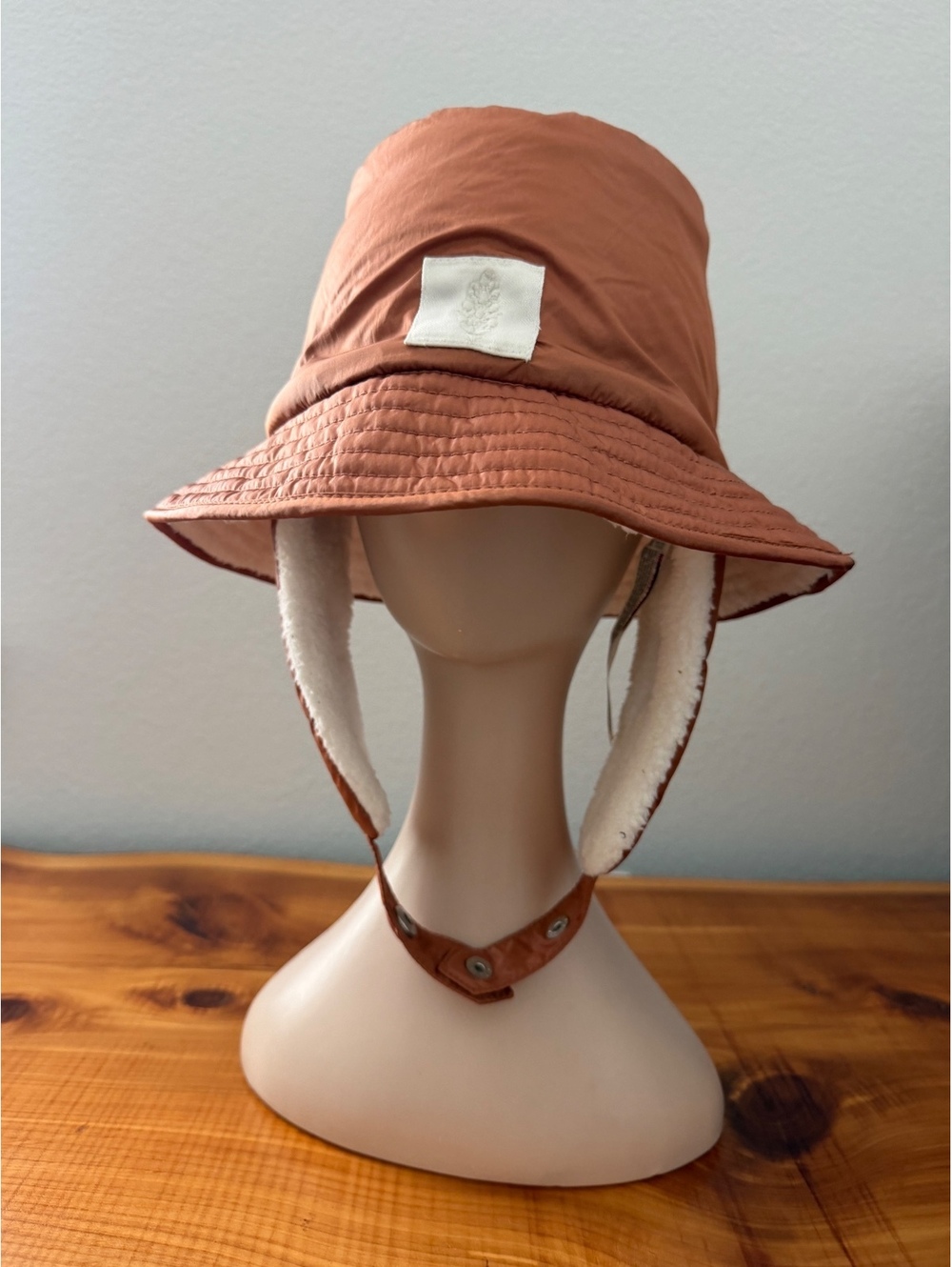 Free People Movement Fleece Lined Bucket Trapper Hat Flap Snap